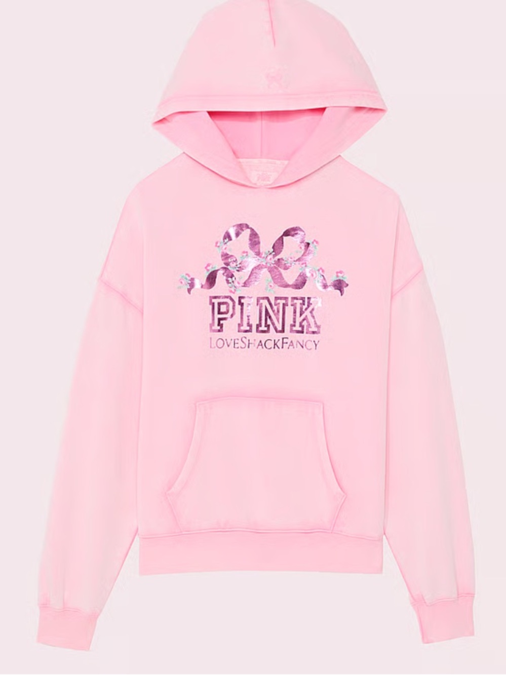 New! PINK Love Shack Fancy hooded sweatshirt 57236